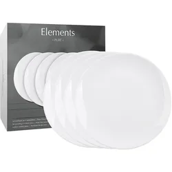 Wächtersbach, Geschirrset, Speiseteller 'Elements pure' 4er Pack (4 Stk.)