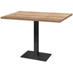 RestooTab - Tisch Milan 120x70cm Dekor Eiche delano