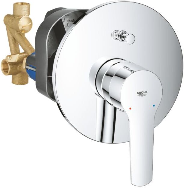 Grohe Start Wannenarmatur 23558002 chrom, Unterputz, inkl. Grundkörper