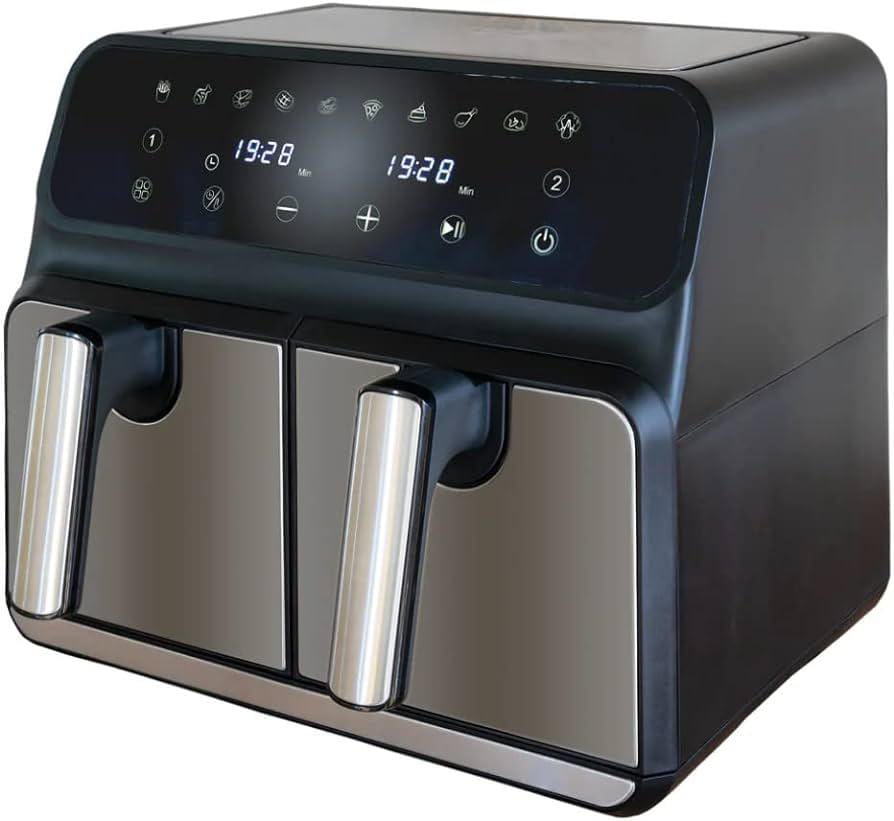 Unold 58685 Heißluftfritteuse Doppelkammer TWIN ZONE