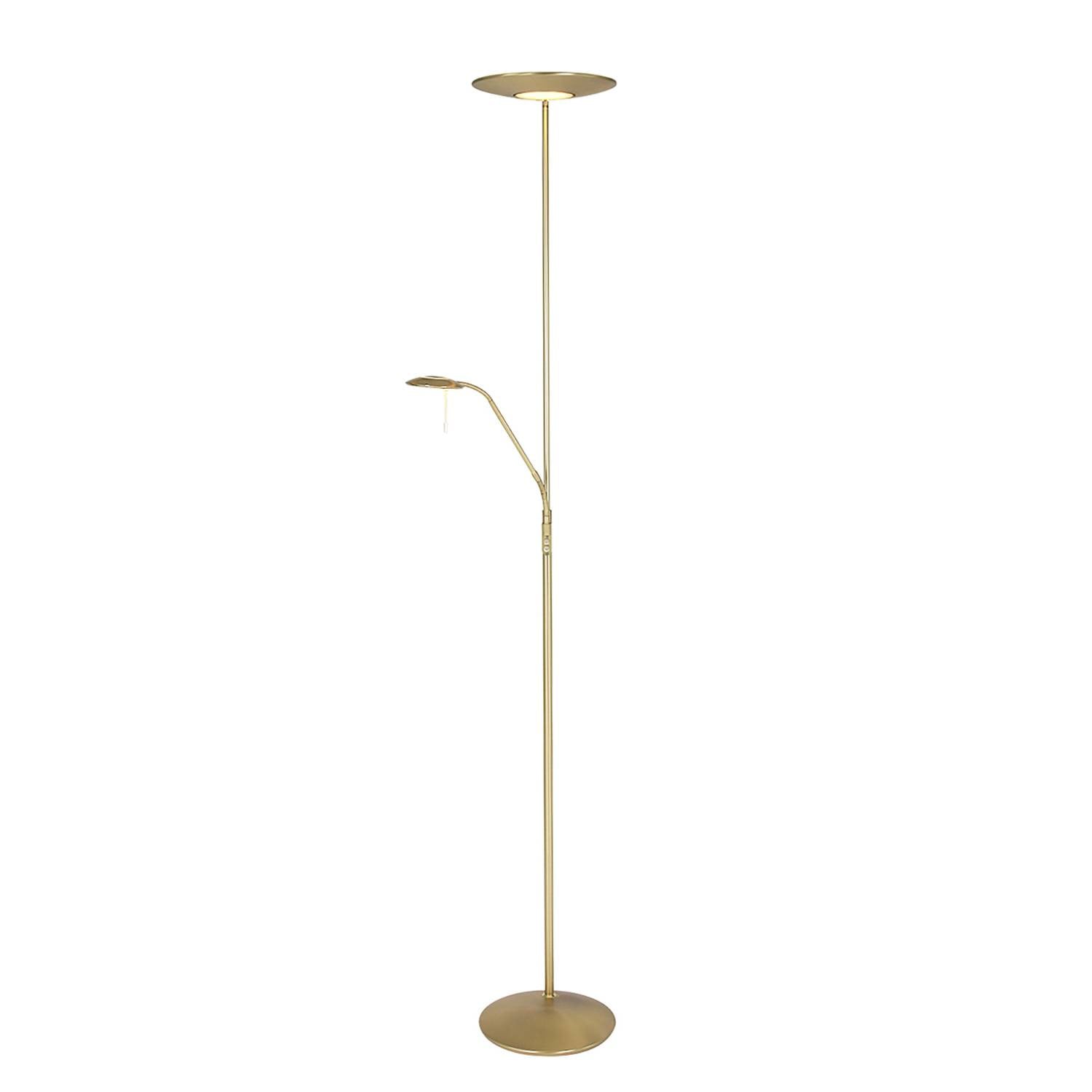 home24 Zodiac Staande LED-lamp messing/goud