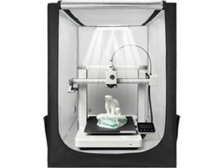 VEVOR 3D-Druckergehäuse Druckerzelt (70x75x90 cm), staubdichte & wasserfeste Schutzhülle mit konstanter Temperatur & LED-Beleuchtung, kompatibel mit gängigen Modellen von Creality/ELEGOO/Anycubic