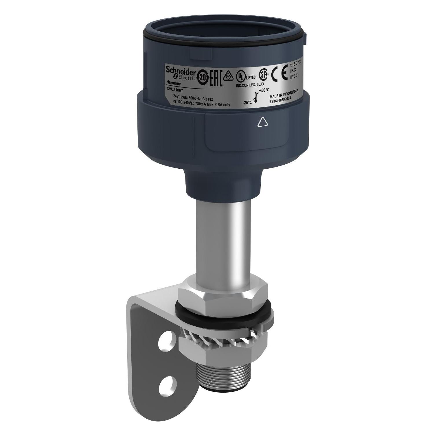 Schneider Electric Metal Bracket With 100mm Pole, Black (XVUZ100T)