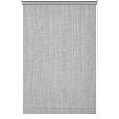 Seitenzugrollo GARDINIA "Blackout Deluxe", grau (grau struktur), B:102cm H:180cm, Polyester, Rollos, Seitenzugrollo, energiesparend mit Thermobeschichtung