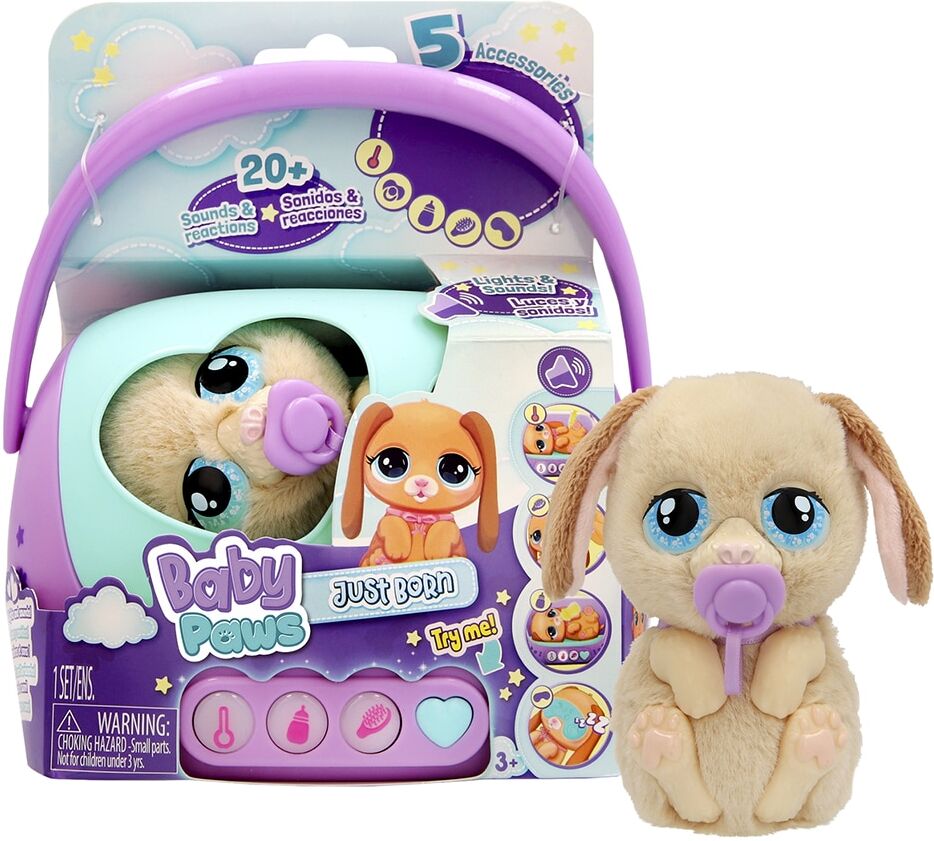 Baby Paws Mascota Interactiva Just Born Puppy .