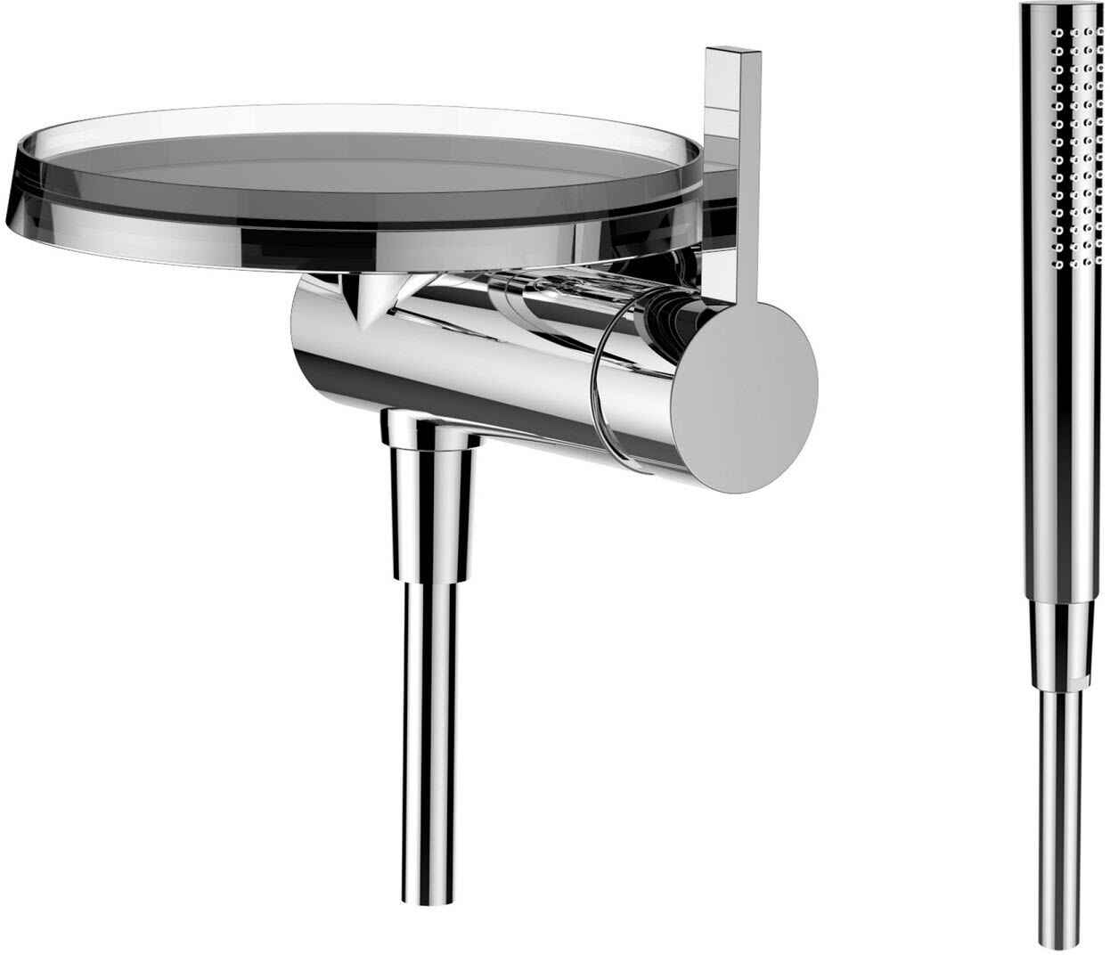 LAUFEN Kartell Einhand-Duschemischer, Disc