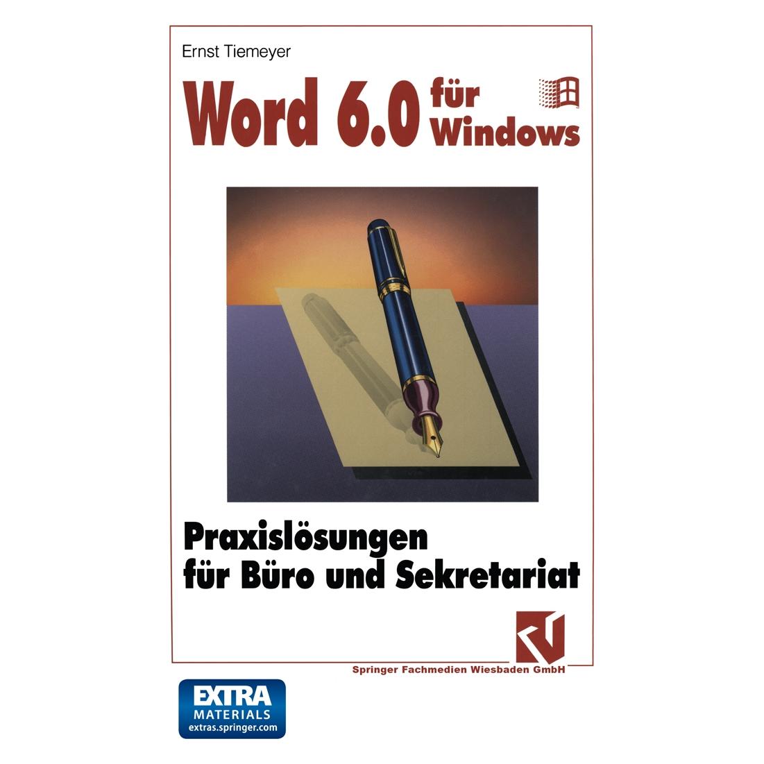 Vieweg+Teubner Word 6.0 für Windows (Deutsch, Softcover, Ernst Tiemeyer) (55550198)