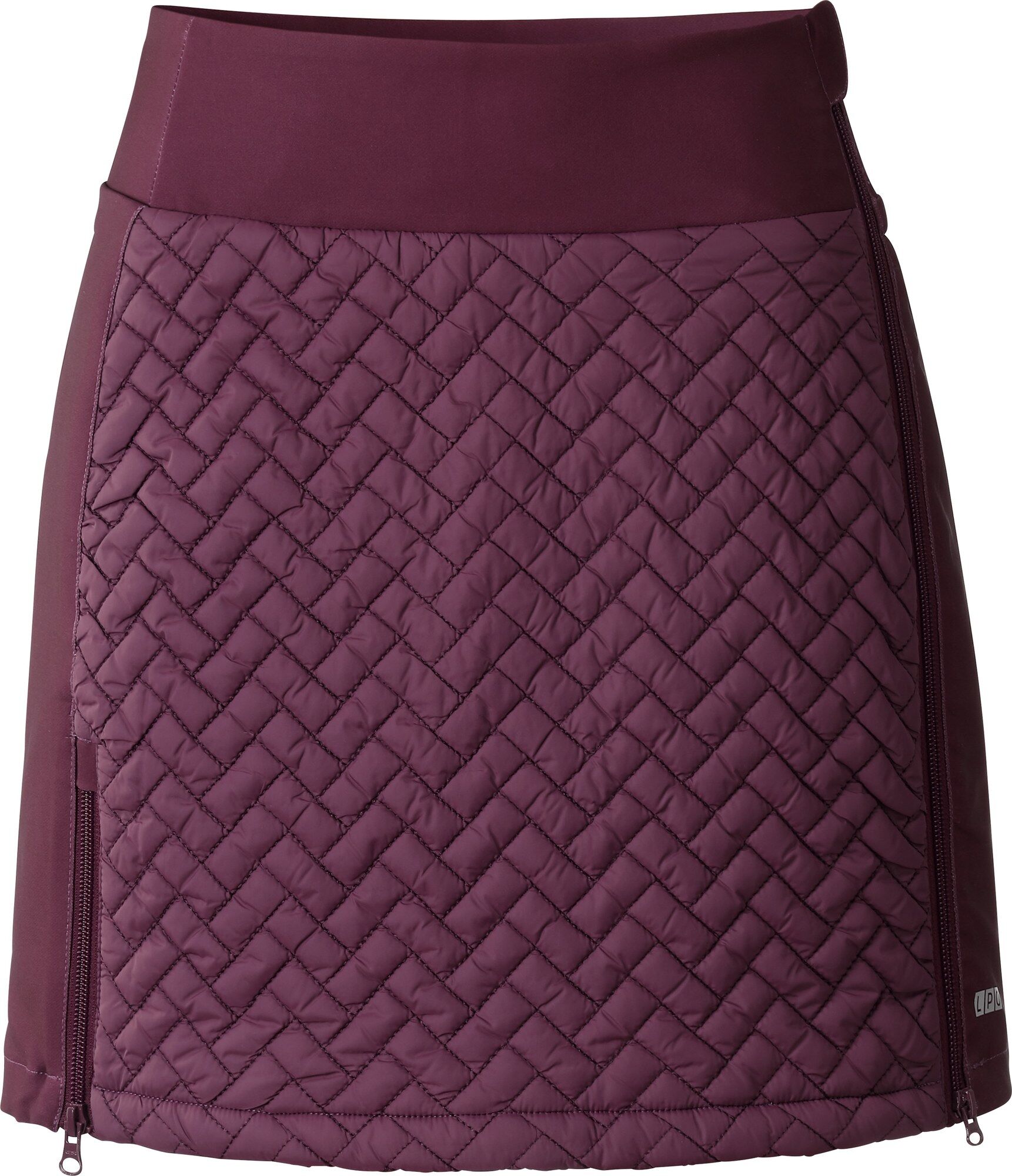 Skort LPO "Reka", Damen, Gr. 44L, lila (rot), 100% Polyester, regular fit, Röcke Skort, mit elastischen Einsätzen
