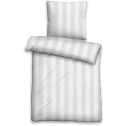 Bettwäsche SATIN sturmgrau (LB 200x135 cm) - LB 200x135 cm