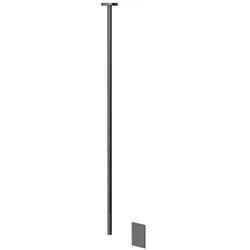 Gessi Inciso L, Berührungsloser, elektronisch gesteuerter Waschtisch-Deckenauslauf, Länge 1600mm, integrierter Sensor, 58024707, Farbe: Metall Schwarz gebürstet PVD
