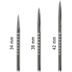BULL'S GP3 Steeldartspitzen Silber
