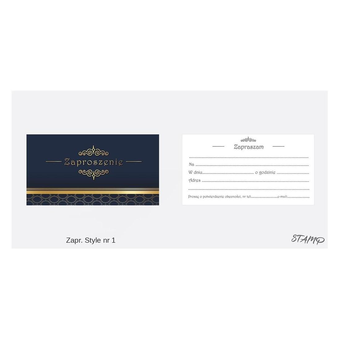 Stamp Einladungen Stil Nr. 01 (10er-Pack) (10 Stk.) (341151)