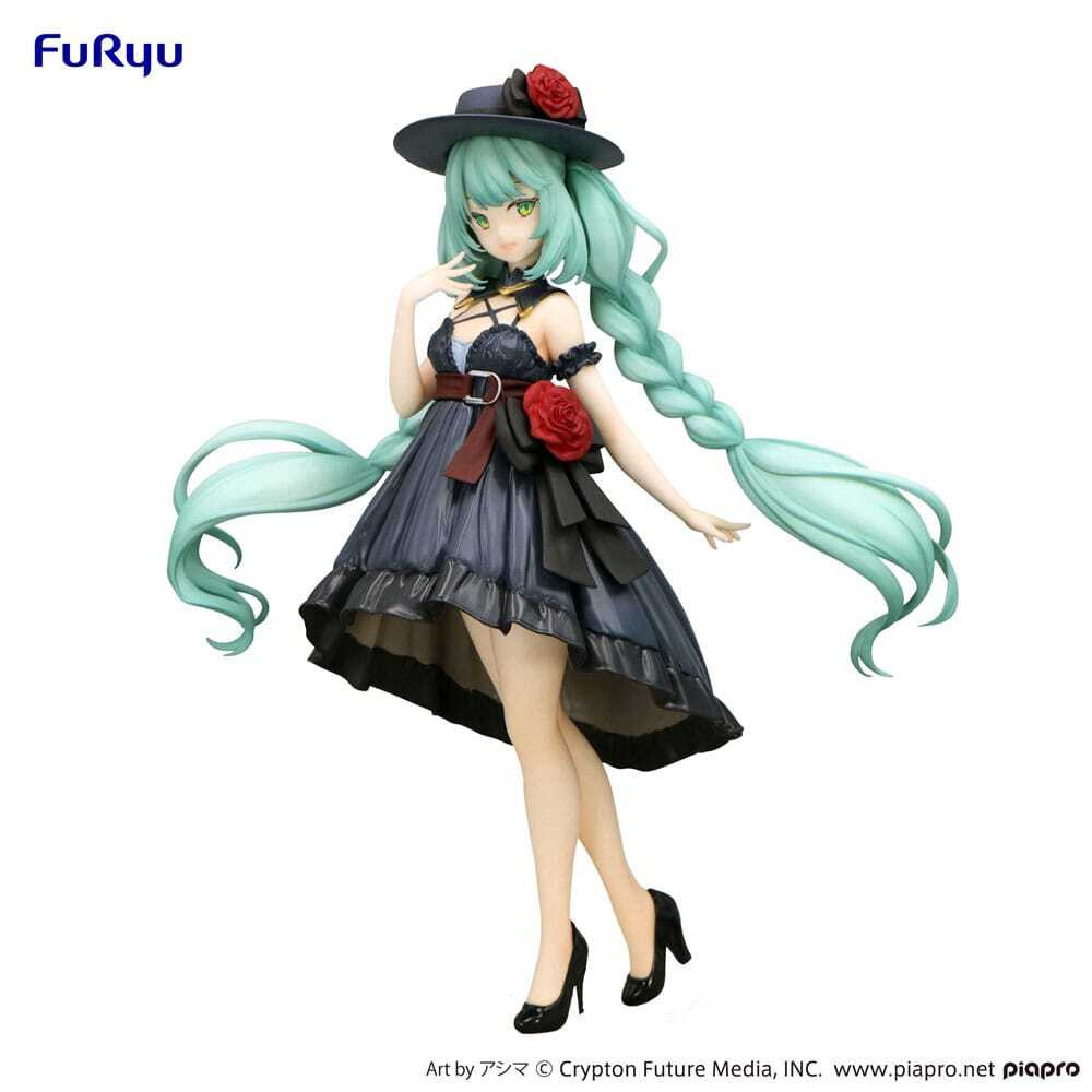 FuRyu Hatsune Miku Trio-Try-iT PVC-beeldje Outing Dress, 19 cm