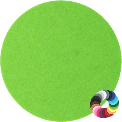 BIASTO - Premium Filz Untersetzer - rund 25cm - Farbe: apfelgrün (HF008). Design Glas-Untersetzer für Getränke, Tisch, Bar, Tasse, Vase