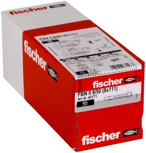 50 Stk. Fischer Deutschl. Bolzen FBN II 8/50