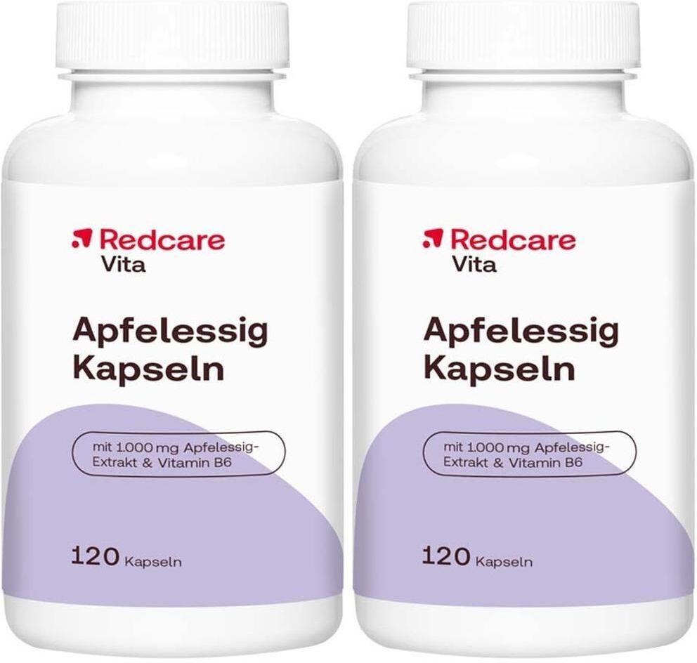 Redcare von Shop Apotheke Redcare Vita Apfelessig Kapseln Doppelpack 2x120 St