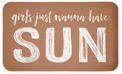 "Stupell Sunshine Life is Better Summertime Printed Anti-Fatigue Floor Mat, 30""x18"""