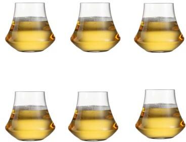 Trendy Discount Goods Crafted Lead Free Crystal Glass, Stemless Barware Set Of 2 Or 6, For Whiskey, Wine, And Water, Ideal Women's Gift 6pcs 320ml