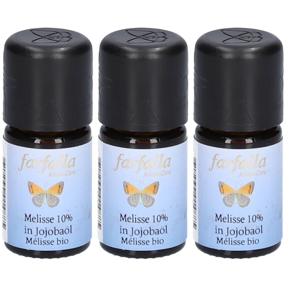 Farfalla Melisse 10% Äth/Öl Grand Cru kbA 5 ml x3 3x5 Ätherisches Öl