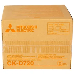 Mitsubishi Electric CK-D 720 15x20 cm 2x 200 Prints (15 x 20 cm), Fotopapier, Weiss