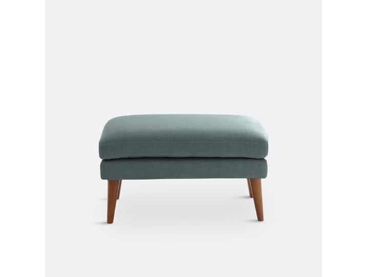 LA REDOUTE Pouf polyester, Séméon Vert Eucalyptus