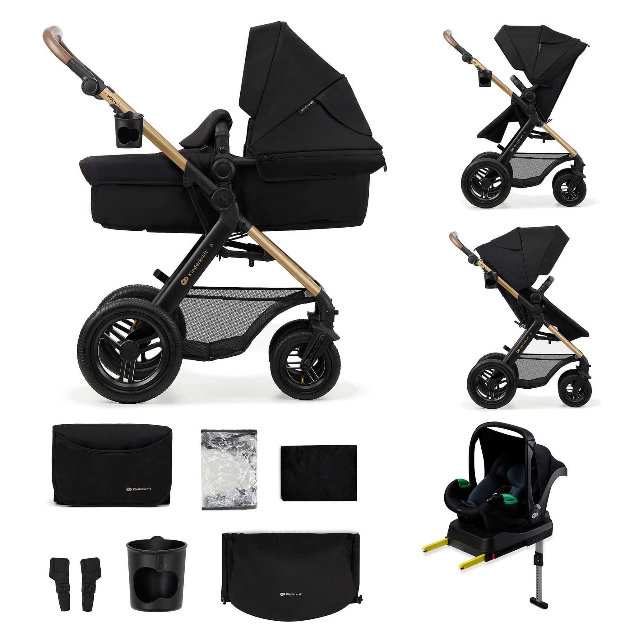 KinderKraft 4in1 Moov 2 Air (0 Monate - 3 Jahre) (KSMOOV02BLK4000)
