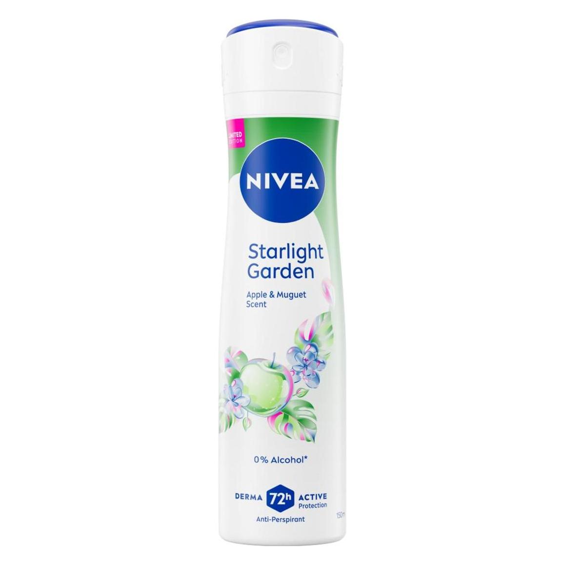 Nivea Deodorant Spray Starlight Garden 72h Women's Deodorant 150ml (Spray, 150 ml) (68254812)