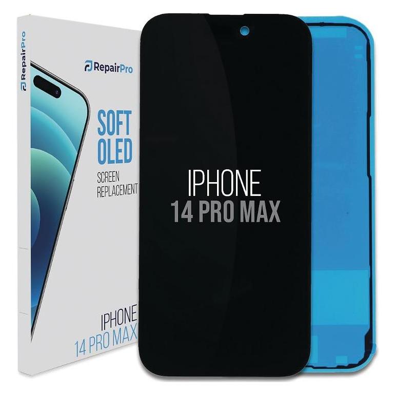 RepairPro | iPhone 14 Pro Max | Replacement Screen (120Hz) | Soft OLED (Display, Apple iPhone 14 Pro Max) (54402939)