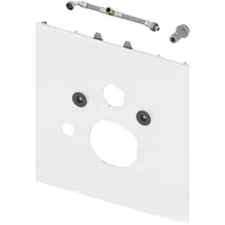 TECElux WC-Befestigungsplatte 9650104 TECElux Glas weiß, für Dusch-WC Aquaclen Sela