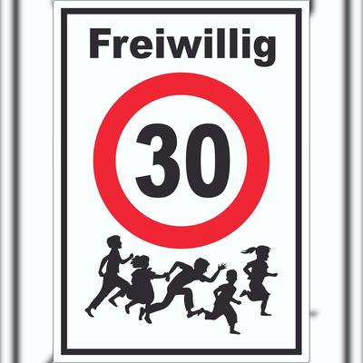 HB-Druck Freiwillig 30 Aufkleber Spielende Kinder A4 (210x297mm)