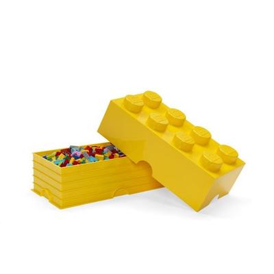 LEGO Aufbewahrungsstein 8 Noppen Gelb