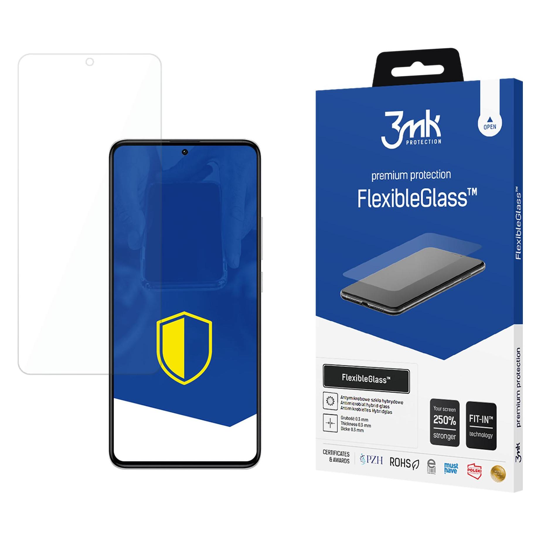 3MK FlexibleGlass Redmi K60 / K60 Pro Szkło Hybrydowe (1 Stk., Xiaomi Redmi K60 Ultra) (W-3FxGl-RK60/P)