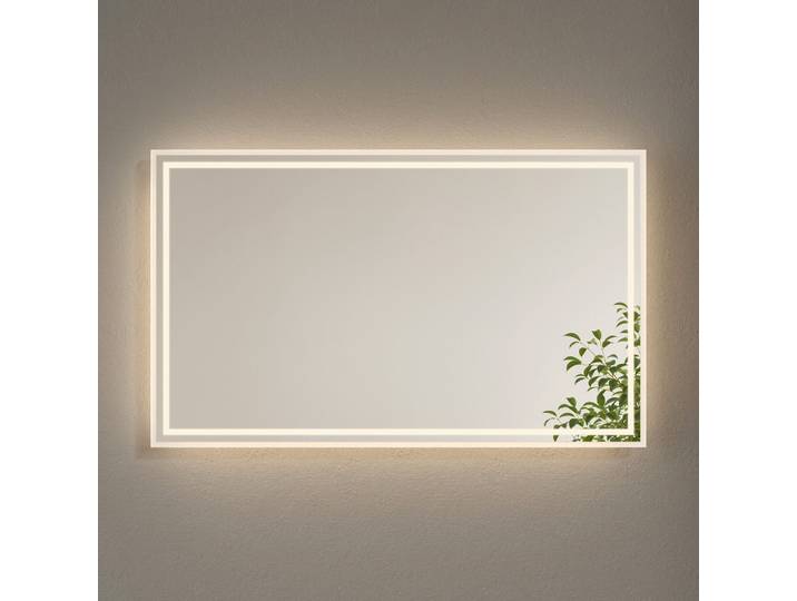 BADSPIEGEL mit Power-Off-Memory-Funktion Beleuchtung 100/60 cm