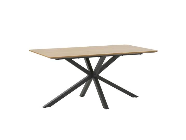 Livetastic Esstisch Cesura Table, Natur, Holz, Eiche, rechteckig, Sternfuß, 90x75x160 cm, Esszimmer, Tische, Esstische