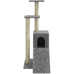 vidaXL Meidenmoor (92 cm, Hellgrau), Katzenbaum