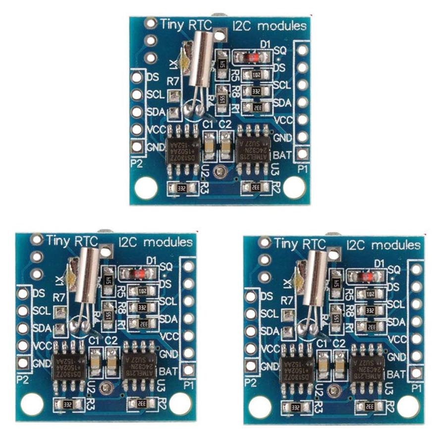 Dripio 3x Klein RTC I2C DS1307 AT24C32 module voor Arduino AVR PIC 51 ARM