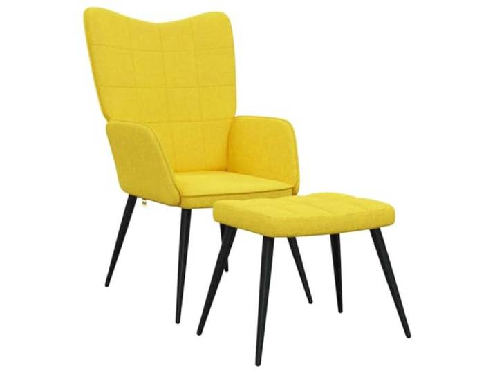 Heofavd Relaxsessel mit Hocker Senfgelb Polstersessel 2er Set
