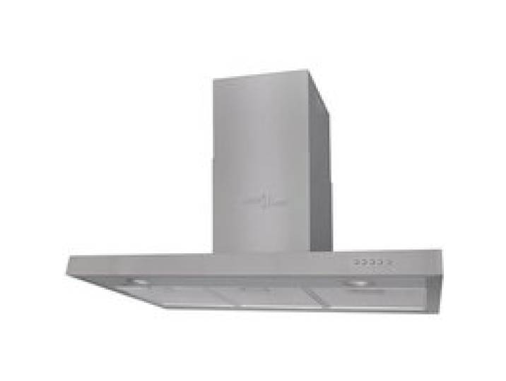 4101®Perfect Hotte plate Acier inoxydable 900 mm Hotte îlot Hotte aspirante cuisine Hotte décorative Evacuation & silenceux