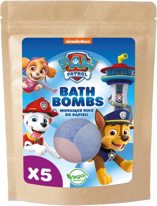 Nickelodeon Paw Patrol Bath Bomb bath bomb mix for children Universal 5x50 g