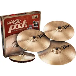 Paiste PST 5 Aktion Rock Set 14HH/16C/18C/20R - Becken-Set