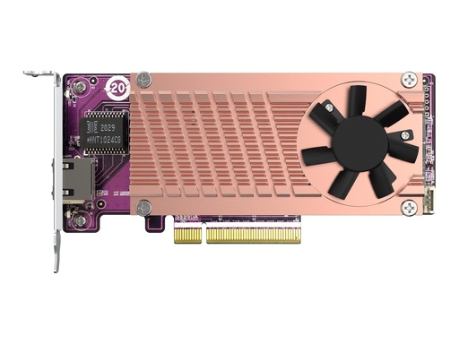 QNAP QM2-2P10G1TB - Speicher-Controller - M.2 - PCIe 3.0 x4 (NVMe) (QM2-2P10G1TB)