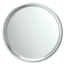 Koh-i-Noor Einseitiger Spiegel X3 mit 3 Saugnäpfen, 5511KK-3, Chrom 5511KK-3