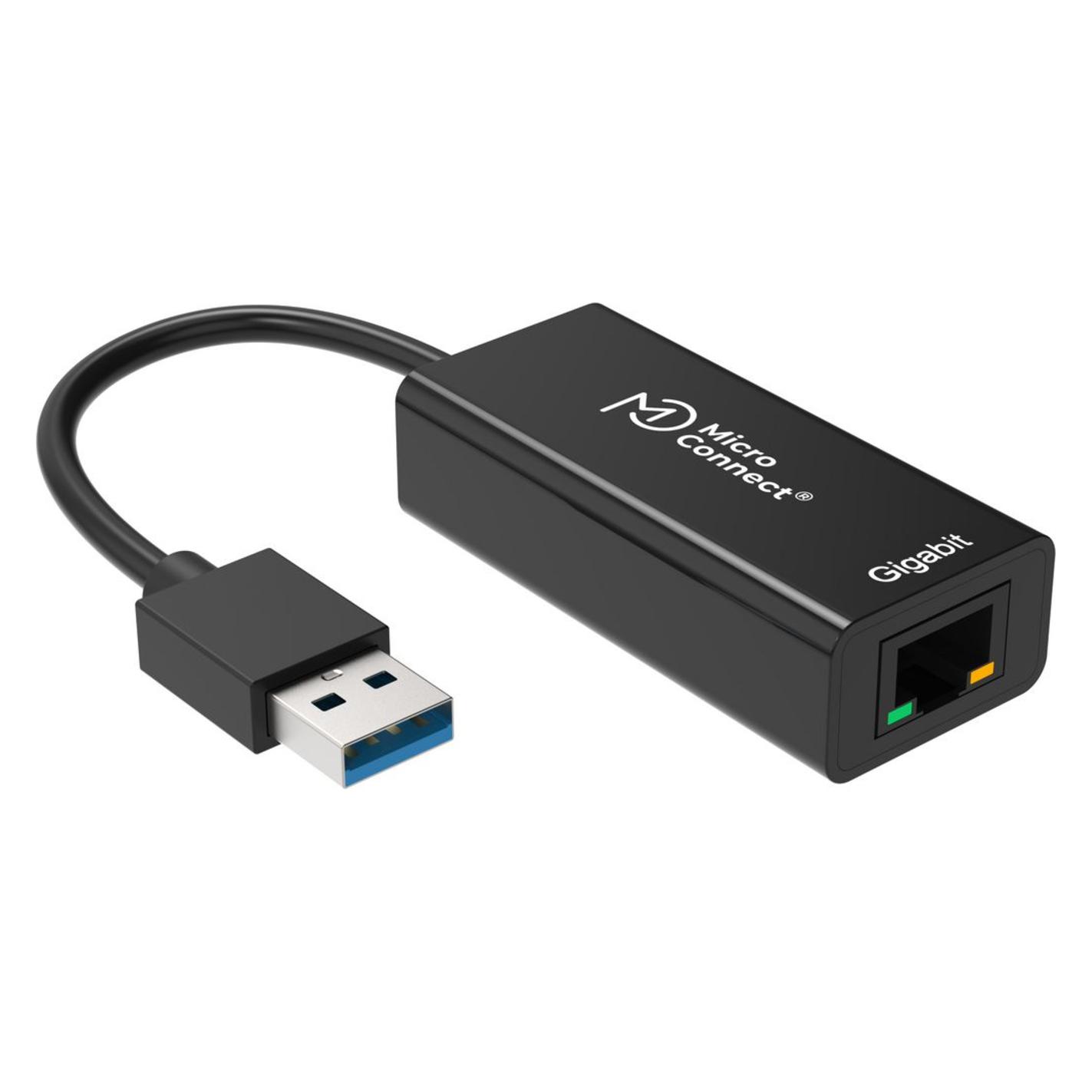 MicroConnect USB3.0 to Gigabit Ethernet (USB 3.0) (USBETHGW10)