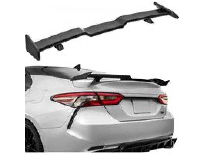 VEVOR Aileron d'aile de style GT, 1470 mm, becquets arrière, pour Camry 2018-2023, matériau ABS haute résistance, peinture de cuisson, spoilers arrière de voiture, course automobile, noir brillant