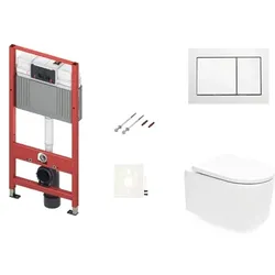 SAT Wand-WC-Set für Trockenbau/Vorwandmontage SIKOTSTOR72400