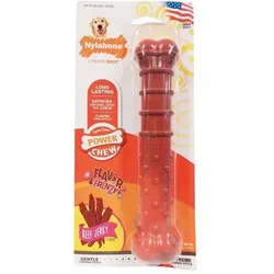 Nylabone Textured Dura Chew Beef Jerkey Voor Harde Bijters (Kauspielzeug Hund), Hundespielzeug