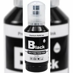 OBV Nachfülltinte Schwarz kompatibel mit Epson 103 - L3110 L3150 L3151 L1110 - 127 ml, ca. 4.500 Seiten