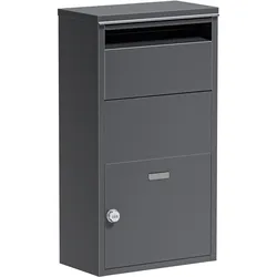 Wiltec, Briefkasten, Paketkasten (41 x 22 x 75 cm)