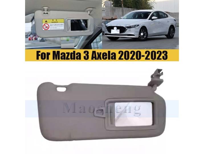 Pare-soleil pour Mazda 3 Axela 2020-2023, pare-soleil latéral avec miroir
