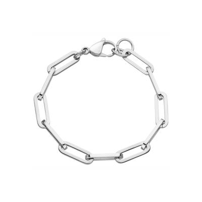Armband JOBO, silber (edelstahlfarben), Armbänder, Damen, 21cm, Edelstahl, Armband, Edelstahl 21 cm